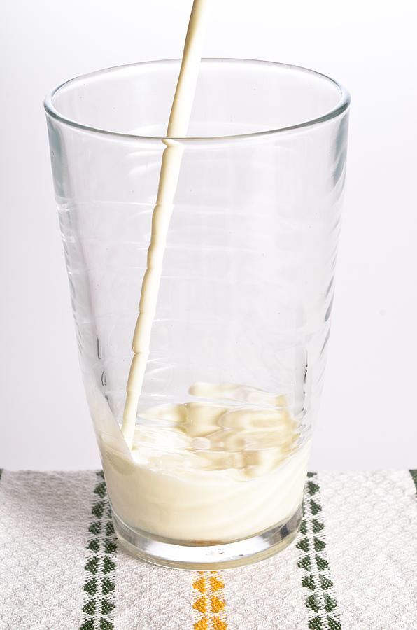 Milk #5 Photograph by Photo Researchers, Inc.