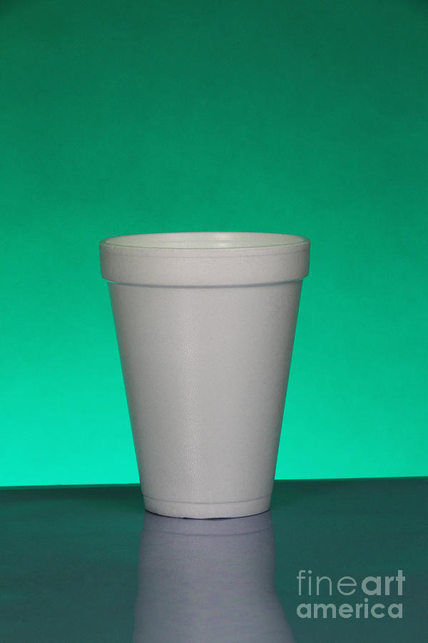 Polystyrene Cup #5 Photograph by Photo Researchers