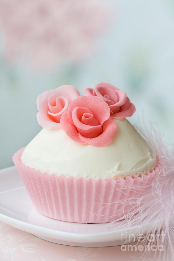 Rose cupcake #5 Photograph by Ruth Black