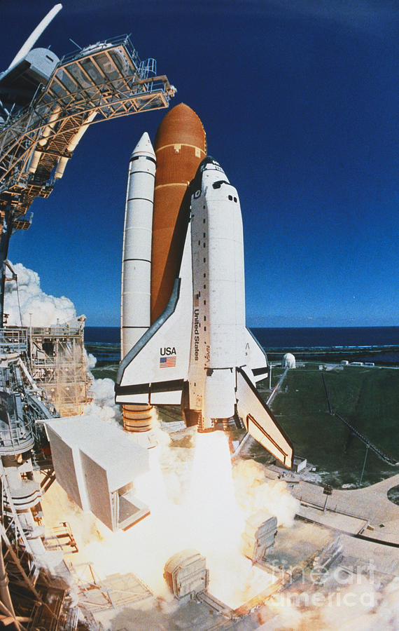Shuttle Lift-off #5 Photograph by Science Source