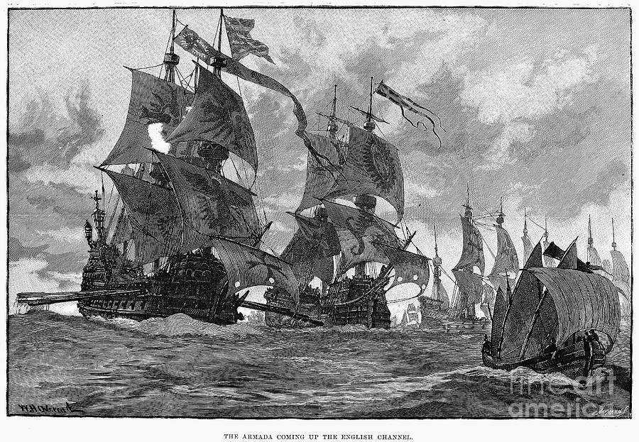 Spanish Armada, 1588 #5 Photograph by Granger