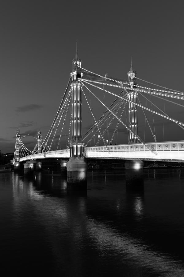 The Albert Bridge London #5 Photograph by David Pyatt