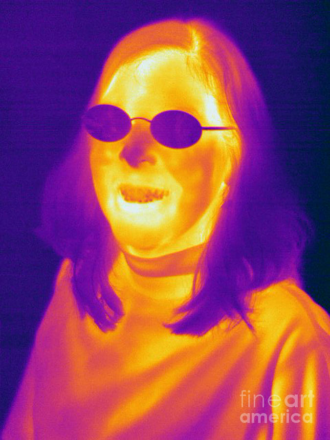 Thermogram Of A Woman #5 Photograph by Ted Kinsman
