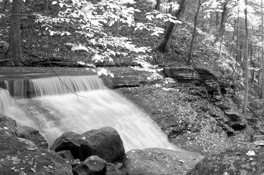 Waterfall #5 Photograph by David Troxel