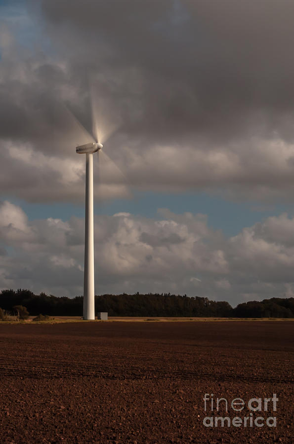 Windturbine #5 Photograph by Jorgen Norgaard