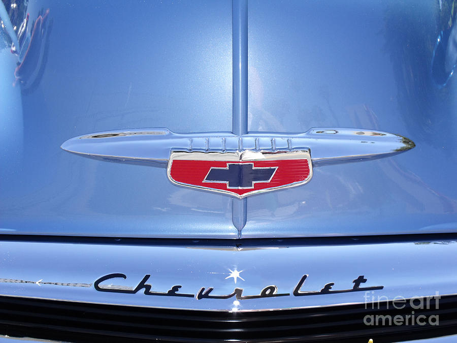 51 Chevrolet Deluxe Emblem Photograph
