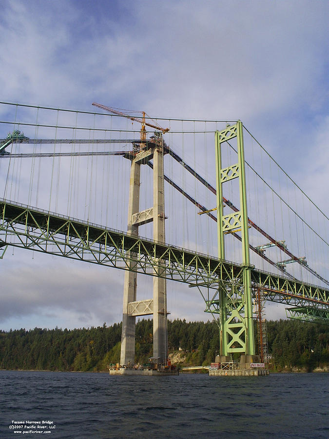 The New Tacoma Narrows Bridge by Alan Espasandin