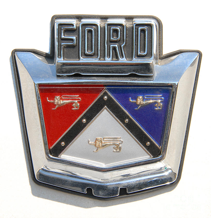 57 Ford emblem Photograph by Anthony Wilkening