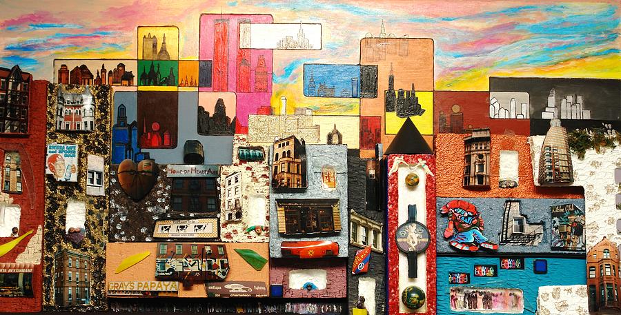 57th  Street Kaleidoscope Painting by Robert Handler