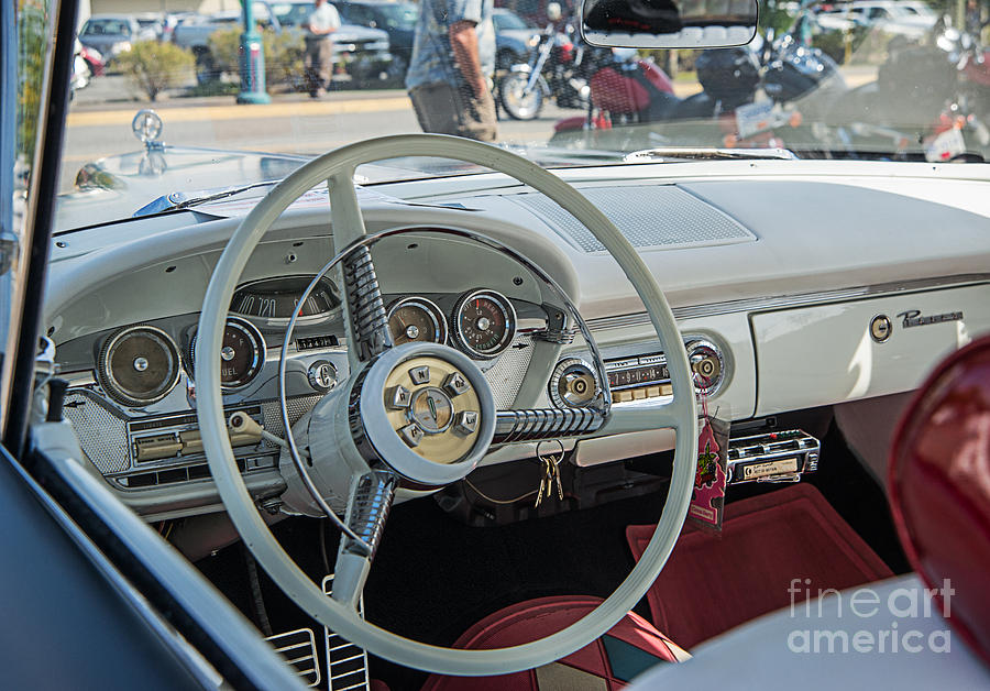 58 Edsel interior Photograph by Jim Hatch