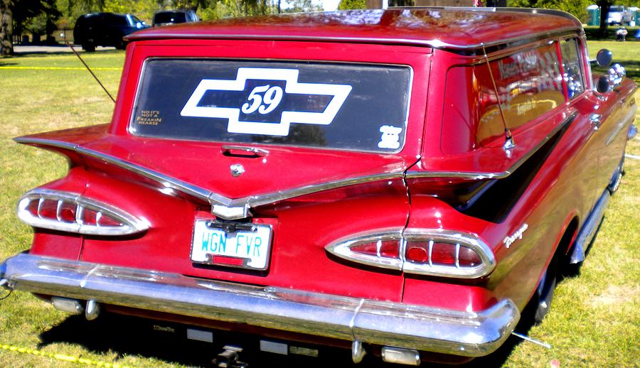 59 Chevy #59 Painting by Renate Wesley