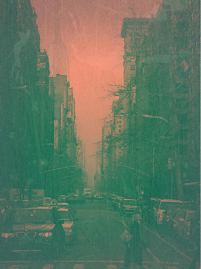 New York City Photograph - 5th Avenue by Naxart Studio