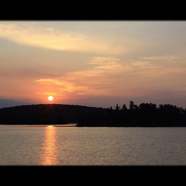 Canada Photograph - 6 Am #sunrise #algonquin by Daniel Colangelo