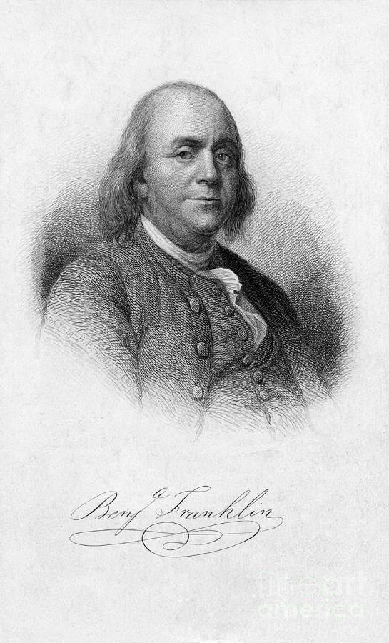 Benjamin Franklin, American Polymath #6 Photograph by Photo Researchers