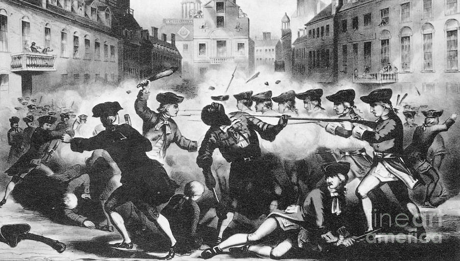 Boston Massacre, 1770 #6 Photograph by Photo Researchers