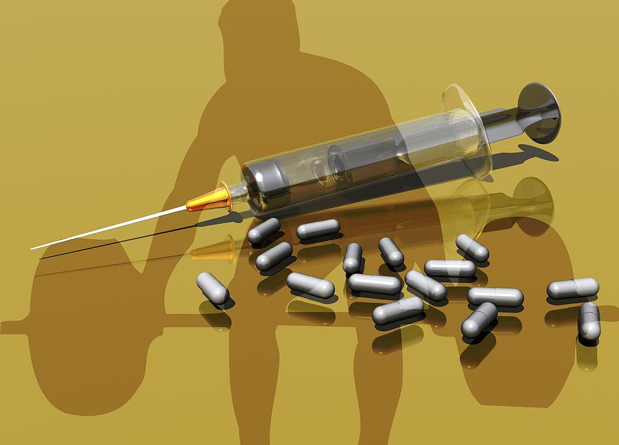 Drugs In Sport, Conceptual Artwork #6 Digital Art by Victor Habbick Visions