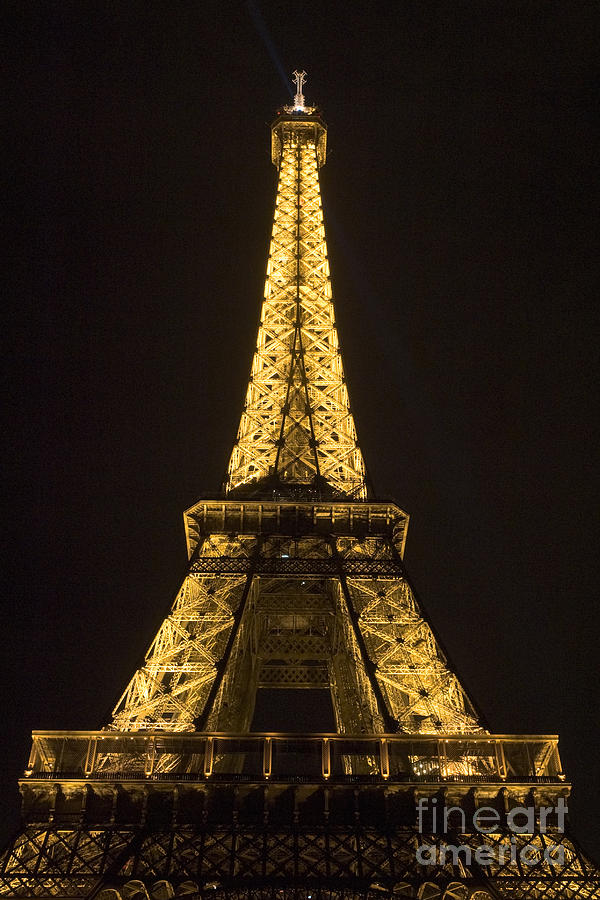 Eiffel tower by night #5 Photograph by Fabrizio Ruggeri