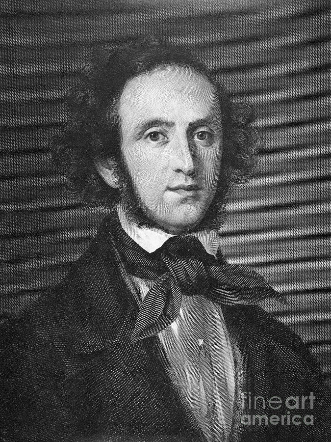 Felix Mendelssohn Photograph by Granger - Fine Art America