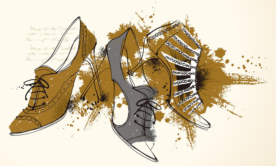 Feminine Shoes #6 Digital Art by Eastnine Inc.