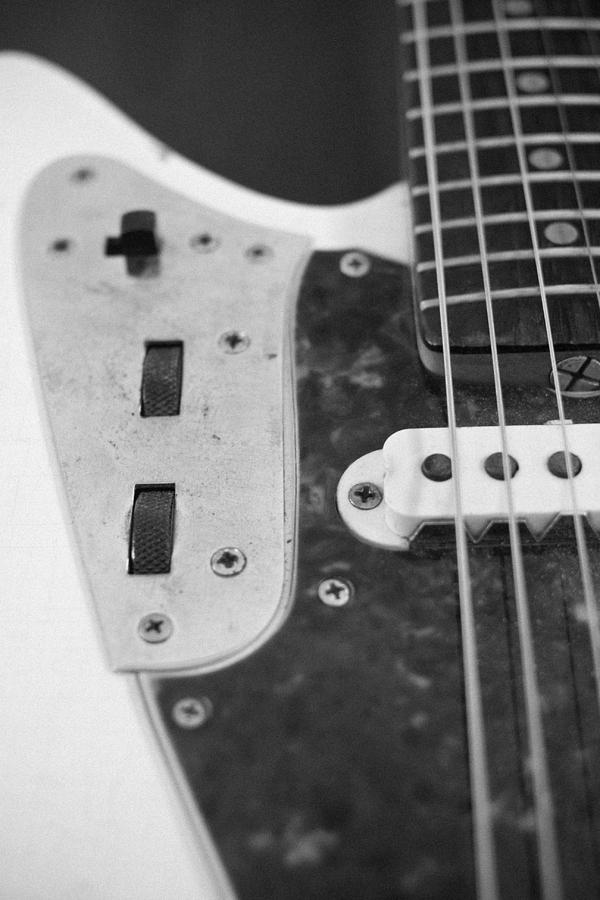 Black And White Photograph - Guitar #6 by Jeff Porter