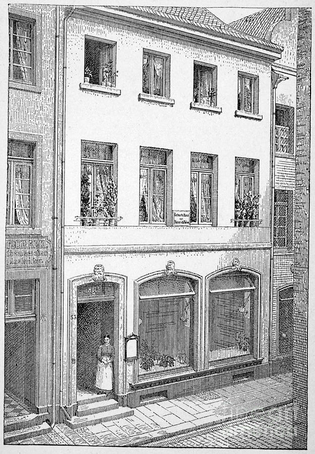 Architecture Photograph - Heinrich Heine (1797-1856) #6 by Granger