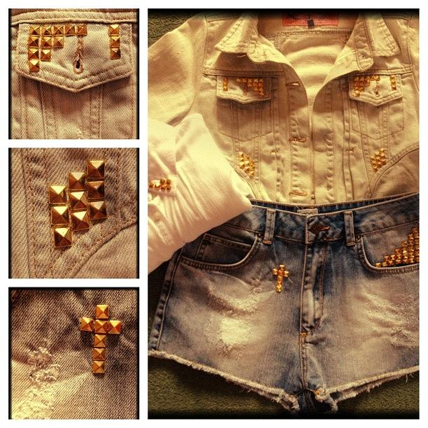 Artproject Photograph - 6 Hours Of Studding Done! #picstitch by Grace Shine