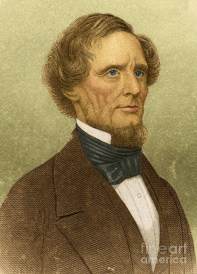 Jefferson Davis, President #6 Photograph by Photo Researchers