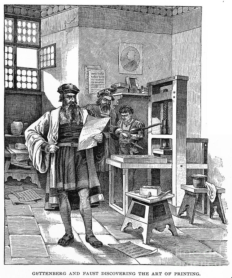 Hat Photograph - Johann Gutenberg #6 by Granger