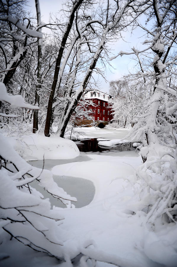 Winter Photograph - Kingston Mill #6 by Frank DiGiovanni