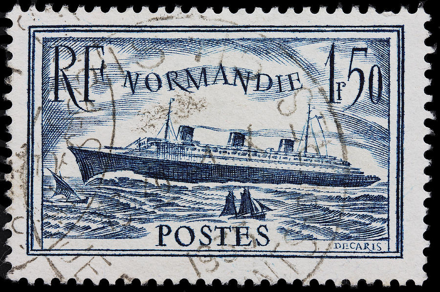 old French postage stamp #8 Photograph by James Hill