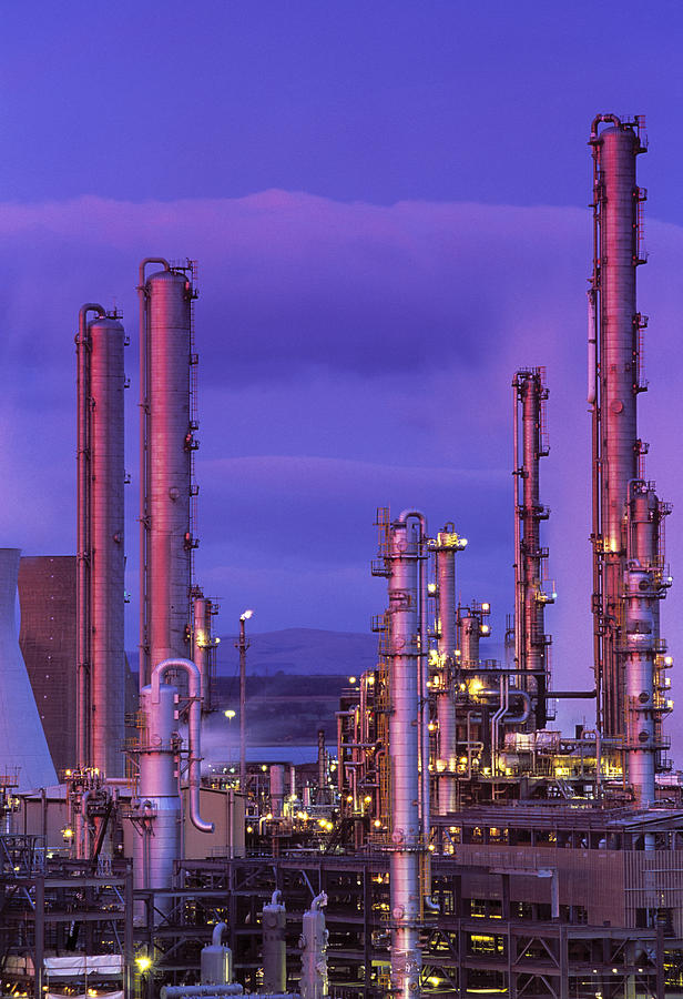 Petrochemical Plant Photograph by Jeremy Walker