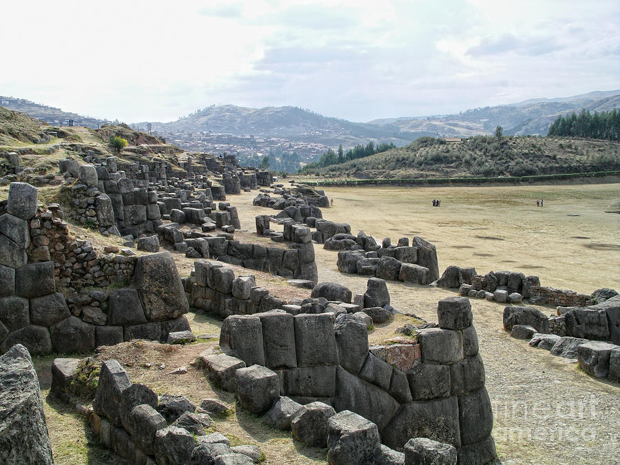 Sacsayhuaman Ruins in Cusco #6 Digital Art by Carol Ailles