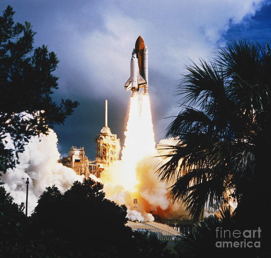 Shuttle Lift-off #6 Photograph by Science Source