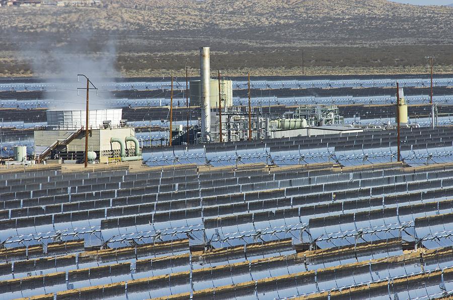 Mirror Photograph - Solar Power Plant, California, Usa #6 by David Nunuk