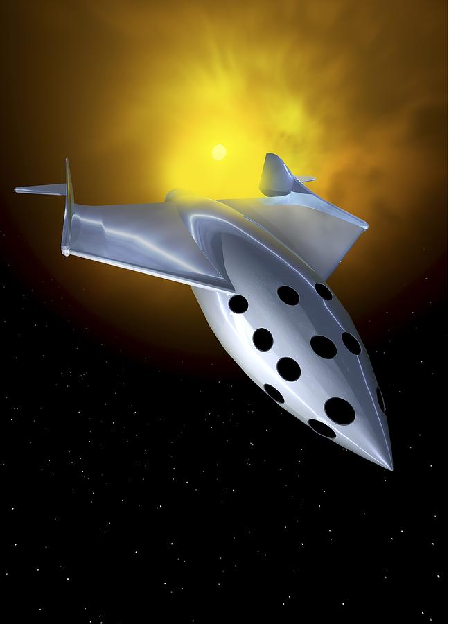 Space Tourism, Artwork #6 Digital Art by Victor Habbick Visions