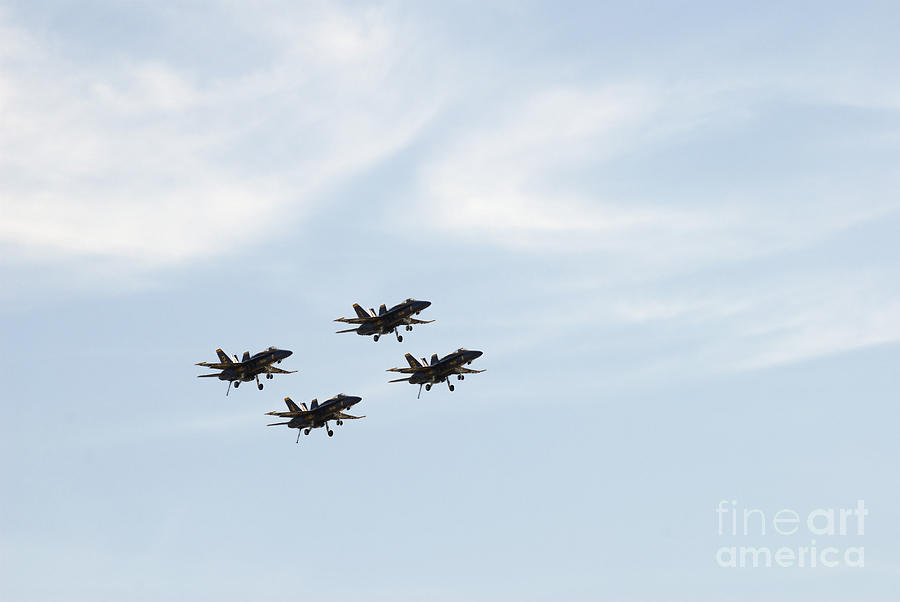 The Blue Angels Perform Aerial #6 Photograph by Stocktrek Images