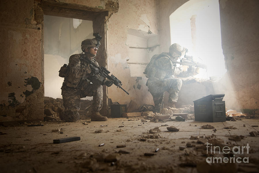 U.s. Army Rangers In Afghanistan Combat #6 Photograph by Tom Weber