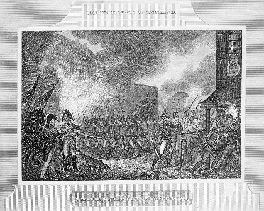 Washington Burning, 1814 #6 Photograph by Granger