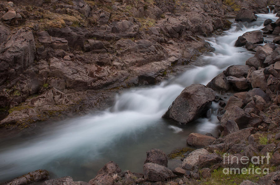 Waterfall Iceland #6 Photograph by Jorgen Norgaard