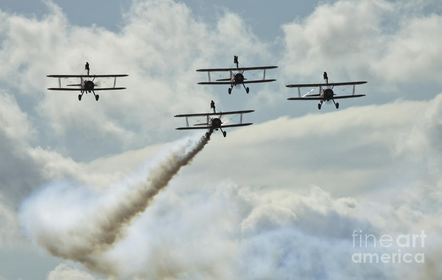 Airshow Photograph - Wingwalkers #6 by Ang El