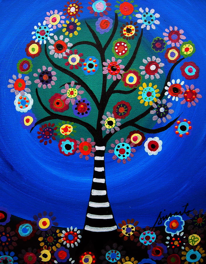 Tree Of Life #65 Painting by Pristine Cartera Turkus
