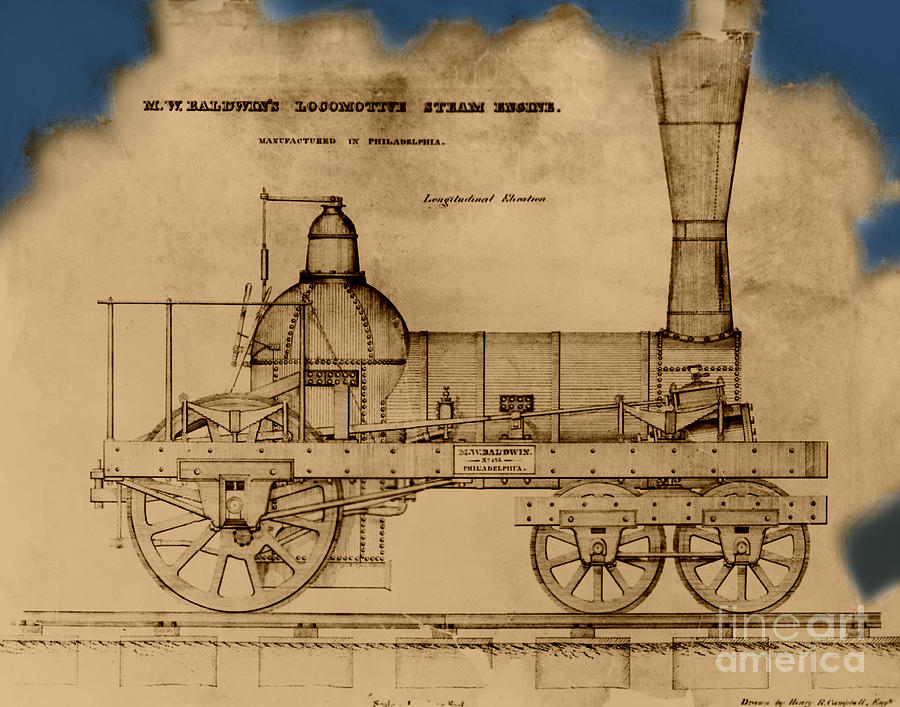 19th Century Locomotive #7 Photograph by Omikron