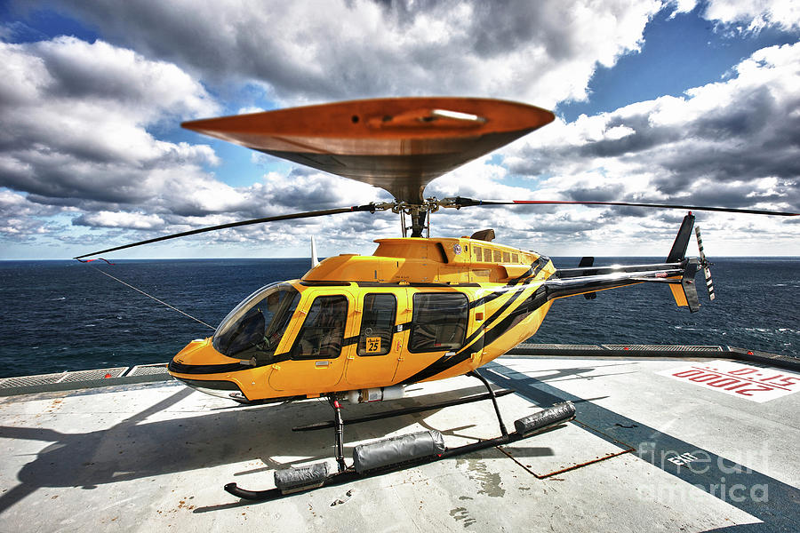 A Bell 407 Utility Helicopter Photograph