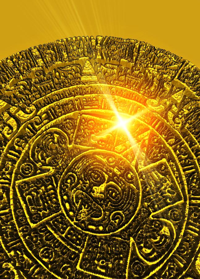 aztec sun art