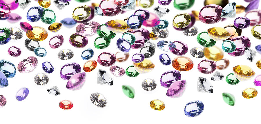Jewelry Photograph - Colorful Gems #7 by Setsiri Silapasuwanchai