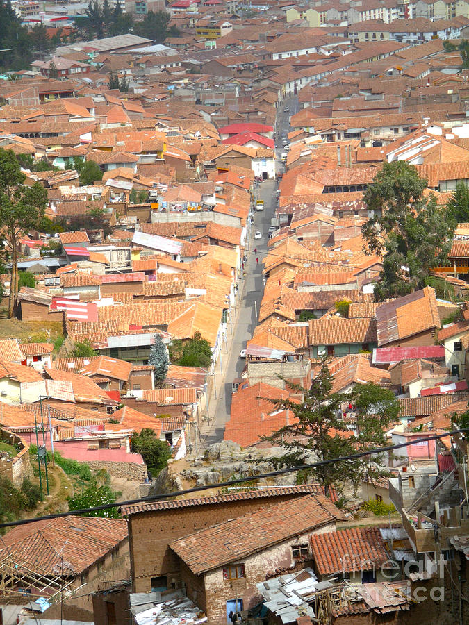 Cusco Peru Street Scenes #7 Digital Art by Carol Ailles