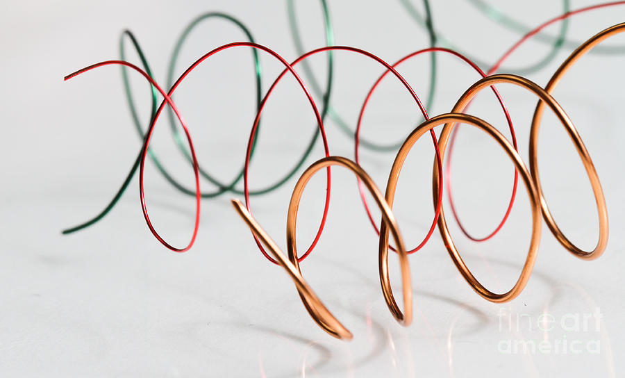 Enamel Coated Copper Wire #7 Photograph by Photo Researchers, Inc.