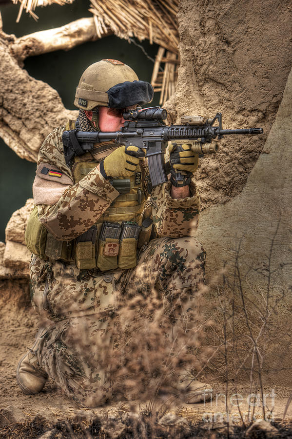 Hdr Image Of A German Army Soldier #7 Photograph by Terry Moore
