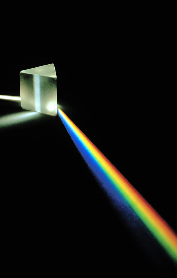 Light Passing Through Prism Photograph by David Parker