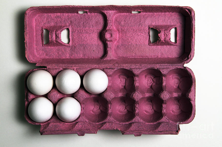 7 More Eggs Equals A Dozen Photograph by Photo Researchers, Inc.